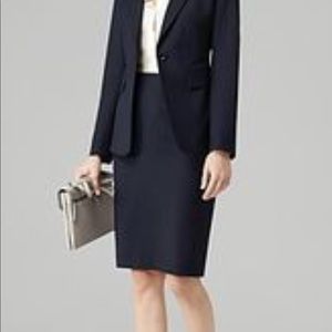 Theory suiting black pencil skirt